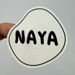 Etiquetas de Embalaje con Impresión de Logotipo Personalizado de Fábrica, MOQ Bajo, Etiquetas de Papel Texturizado <span class=keywords><strong>3D</strong></span> Simples de Alta Calidad - Product Image 4