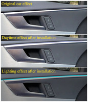 Kit d'éclairage d'ambiance pour voiture Symphony 18-en-1 avec contrôle par application musicale, éclairage RGB multicolore et garniture intérieure en acrylique