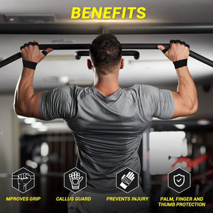 Guantes de gimnasio de medio Dedo de neopreno de alta calidad para hombres y mujeres al por mayor para entrenamiento deportivo entrenamiento Fitness esquí levantamiento de pesas - Product Image 2