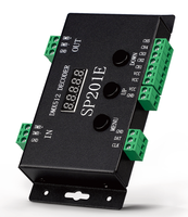 Décodeur DMX512 SP201E, signal SPI adressable, RGBIC RGB WW, télécommande pour bande lumineuse à pixels programmable DC5-24V