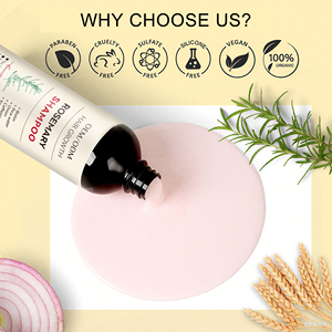 Maschera per capelli idratante organica e nutriente per la riparazione <span class=keywords><strong>di</strong></span> rosmarino maschera per capelli trattamento per la cura dei capelli - Product Image 2