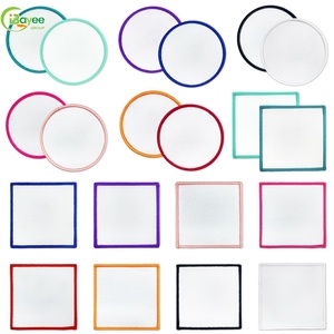 Parches Redondos Cuadrados Personalizados de 7CM para Ropa, Bordados, Creativos, con Imagen, Texto, Sublimación, Impresión Digital, para Sombreros y Uniformes - Product Image 1