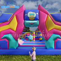 Structure gonflable pour enfants 26*18m - Zones multi-activités, parc d'attractions gonflable personnalisable à vendre