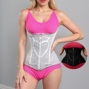 Corset amincissant de haute qualité en acier avec crochets en forme de cœur, ceinture de maintien de la taille et gaine amincissante sous la poitrine - Product Image 1