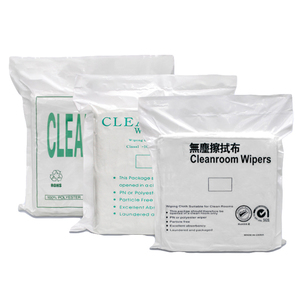 Oem 100% polyester phòng sạch gạt nước 110gsm 3009 chống tĩnh điện phòng sạch khăn lau tấm sợi nhỏ chống tĩnh điện ESD phòng sạch Cần gạt nước - Product Image 2