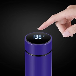 Temperature Led Display Double Wall Intelligent 17oz Touch Screen Smart Vacuum Flask Stainless Steel Tea Infuser <b>Bottle</b> 12-24hr - Product Image 5
