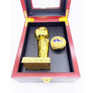 Set de Anillos de Campeonato de los Golden State Warriors 2022, Chapado en Aleación, Caja de Trofeo, Adorno de Joyería - Product Image 1