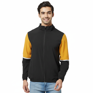 Veste Bomber Softshell pour hommes de haute qualité écologique coupe-vent chauffée nouveauté surdimensionné col montant fermeture à glissière hiver - Product Image 1