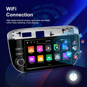 Podofo 7'' pour Fiat Punto 2012-2015 Autoradio Android 2+64 Go CarPlay Android Auto GPS WiFi BT FM RDS Logistique efficace - Product Image 3