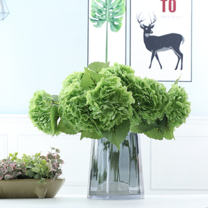 Flor de cabeza grande de hortensia de látex de tacto Real artificial de alta calidad al <span class=keywords><strong>por</strong></span> mayor para decoración de bodas - Product Image 2