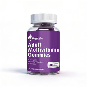 Gommes multivitaminées pour adultes Vitamine C Soutien immunitaire quotidien Complément alimentaire à base de 6 vitamines essentielles - Product Image 1