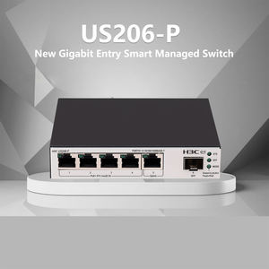 Commutateur Ethernet Gigabit H3C série US206-P POE/POE+ QoS SNMP, capacité de commutation de 96 Gbit/s, couche d'accès gérée - Product Image 1