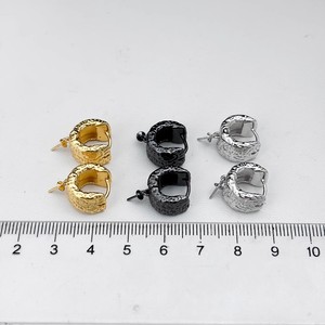Accesorios de Plata S925 para DIY con Perlas, Bandeja Vacía para Pendientes y Cuentas Redondas de 10-15 mm para la Creación de Joyería de Moda, Hebilla para Oreja 22342 - Product Image 4