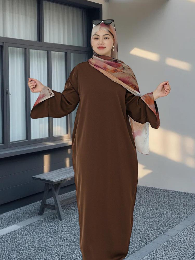 Coffee-colored + headscarf