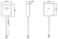 Récepteur GNSS à interface RS232 de précision standard (G-Mouse) pour la navigation automobile et le positionnement personnel