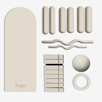 Accessoires de Pilates, haltères en silicone, poids pour poignets et chevilles, anneaux de force pour femmes, tapis de yoga, kit de Pilates personnalisé avec logo