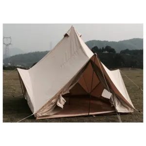 Outdoor Camping Luxury Scout Cotton Canvas Tent Tentes De Camping Scout Tent