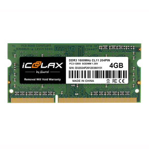 Icoolax <span class=keywords><strong>DDR3</strong></span> RAM 4GB <span class=keywords><strong>8GB</strong></span> 16GB 1333MHz 1600MHz DDR3L <span class=keywords><strong>SODIMM</strong></span> UDIMM cho máy tính xách tay Máy tính để bàn máy tính xách tay Memoria RAM - Product Image 4