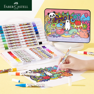 Marqueur pour étudiants <span class=keywords><strong>FABER</strong></span> <span class=keywords><strong>CASTELL</strong></span>, marqueur acrylique, 36 couleurs, 48 couleurs, art pour étudiants, couleur opaque, peinture empilable - Product Image 5
