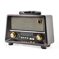 Draagbare Karaoke Speler Fm/Am/Sw Houten Hoge Gevoeligheid Antenne Retro Radio