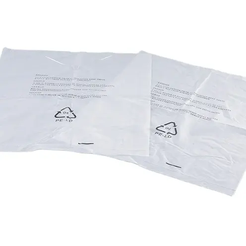 Small transparent plastic packaging polyester film no zipper bag plastic bag