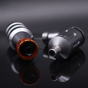 Cartucho de aguja de tatuaje <span class=keywords><strong>QUATAT</strong></span> S1, máquina rotativa de aluminio de alta calidad, negro azabache - Product Image 6