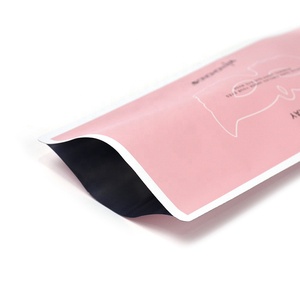 Best sale custom print facial mask packing bag 3 side <span class=keywords><strong>heat</strong></span> sealed laminated foil pouch - Product Image 3