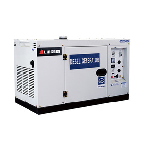 เครื่องกำเนิดไฟฟ้าดีเซลแบบเงียบพิเศษ ลดราคาพิเศษ 10kw 10kva 20kva 16kw ระบายความร้อนด้วยน้ำ พร้อมระบบเก็บเสียง เครื่องยนต์ 4 จังหวะ ถังน้ำมัน 15 ลิตร 12V DC - Product Image 1