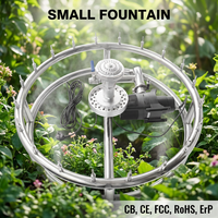Petite fontaine dansante, nouveau design tendance, mini fontaine musicale, fontaine d'eau dansante portable, cascade pour jardin extérieur