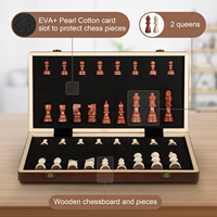 Meilleure Vente Jeu d'Échecs Magnétique en Bois de Haute Qualité avec Échiquier Pliant Vente en Gros Jouet Traditionnel pour Jeux d'Adultes et Bébés