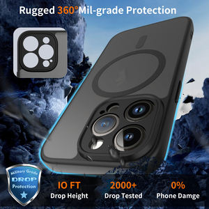 Custodia per telefono cellulare Tpu Pc <span class=keywords><strong>con</strong></span> lenti satinate opache <span class=keywords><strong>con</strong></span> foro sottile per <span class=keywords><strong>Cover</strong></span> <span class=keywords><strong>Iphone</strong></span> <span class=keywords><strong>11</strong></span> 12 13 14 Pro custodia magnetica per telefono - Product Image 3