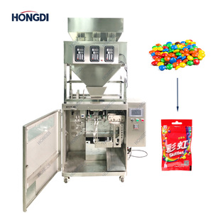 Máquina automática de envasado de pellets con tres tolvas y peso propio, adecuada para papas fritas y patatas fritas al estilo francés. - Product Image 2
