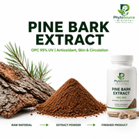 Extrait d'écorce de pin de haute pureté 95% OPC en poudre pour formule anti-âge et bien-être quotidien