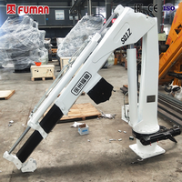 Grue hydraulique marine à flèche articulée pliable Fuman de 1 tonne, 2 tonnes, 3 tonnes, 4 tonnes pour le levage de ponts de bateaux