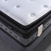 Matelas hybride King Size en latex et mousse à mémoire de forme Dabble Bed, design moderne, qualité hospitalière, pour Californie, compressé en boîte