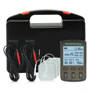 2024 new products 4 in 1 DIY Tens Unit EMS Massage Muscle Stimulator Rechargeable Pain Relief Machine