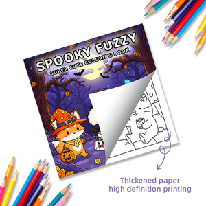 Libro <span class=keywords><strong>da</strong></span> <span class=keywords><strong>colorare</strong></span> a tema Halloween Super carino con <span class=keywords><strong>personaggi</strong></span> adorabili - Product Image 3
