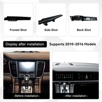 Sistema de Navegación Dual con Pantalla de 12.3'' para Porsche Panamera 2010-2016, Unidad Principal de Navegación con Pantalla Doble, Reproductor Multimedia DSP BT, GPS