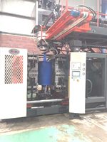 Machine de fusion Ligne de production Fabricant Jwell Machinery JWZ-BM230 de sécurité Baril Moulage par soufflage Plastique Double L Anneau Tambours