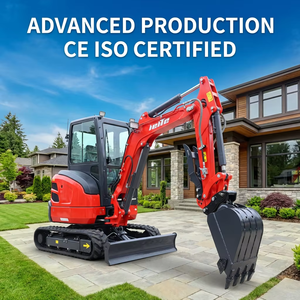 Envío Gratis: Mini Excavadora LEITE de 3.5 Toneladas con Motor CE EPA, Nueva Excavadora de Orugas 1 2, Máquina Pequeña para el Hogar - Product Image 3