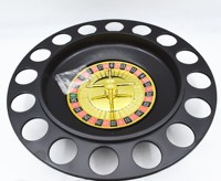 Roulette à 16 verres à shot pour boire, roulette à boire pour fête, jeu de casino