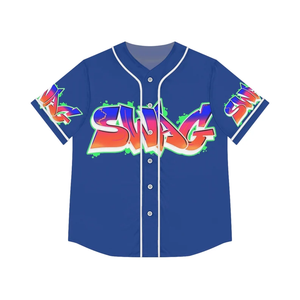 เสื้อเบสบอลแบบกำหนดเอง สไตล์เรโทร ผลิตจากโพลีเอสเตอร์ 100% ระบายอากาศได้ดี ซับเหงื่อ แห้งเร็ว สวมใส่สบาย คอเฮนลีย์ พิมพ์ลายดิจิทัล - Product Image 4