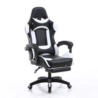Chaise de jeu de course Scorpion de bureau d'ordinateur de joueur de luxe avec repose-pieds Silla PC Cadeira ergonomique