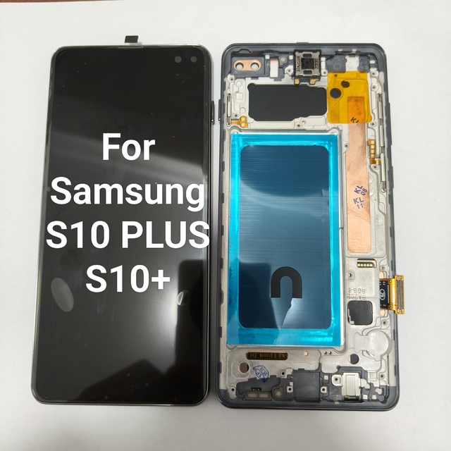 For Samsung Galaxy S10+ S10PLUS S20 S20FE S20Plus S20Ultra Touch LCD Screen Display Replacement for S21 S22 Repair Mobile Phone