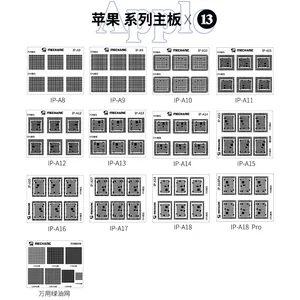 ตาข่ายกันน้ำมันสีเขียวสำหรับงานซ่อมแซมวงจร PCB <span class=keywords><strong>CPU</strong></span> ยี่ห้อ Mechanic ใช้ได้กับ iPhone SAMSUNG Qualcomm MTK HIS - Product Image 4