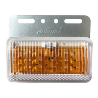Aolittel YJ-4010 28 LED Feu de signalisation latéral de sécurité pour camion, lumière universelle pour voiture 24V 12V 126X105X19mm