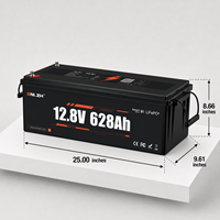 Expédition rapide depuis l'entrepôt américain |   Batterie au phosphate de fer et de lithium 12,8 V 628 Ah pour système solaire hors réseau pour camping-car