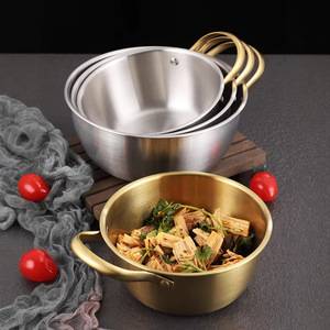 Olla para Fideos de Acero Inoxidable con Asa, Proceso de Pulido de 4 Pasos, Compatible con Cocina de Inducción, Tazón para Ensaladas, Tazón para Mezclar - Product Image 2