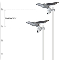 Zeuslam — capteur de mouvement intelligent, étanche Ip65, 60w, lampe solaire Led intégrée, avec caméra de vidéosurveillance