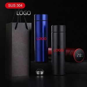 แก้วเก็บความร้อนอัจฉริยะ Ys104 สแตนเลสสุญญากาศ ขนาด 500 มล. พร้อมจอแสดงอุณหภูมิแบบดิจิตอล และไฟ LED  รับสกรีนโลโก้ - Product Image 3